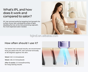 Appareil de refroidissement IPL en saphir de taille compacte avec système de refroidissement à double glace à 8 °C <span class=keywords><strong>Épilation</strong></span> au laser douce et indolore Portabilité facile - Product Image 5