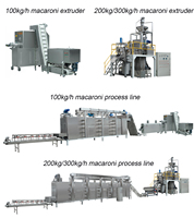 Machine à fabriquer des pâtes macaroni pour farine de blé avec extrusion pour les formes de tube, de coude et de coquille dans la production alimentaire