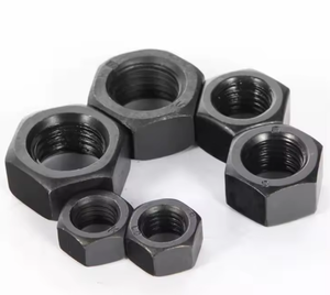 Écrou hexagonal métrique DIN 934 en acier <span class=keywords><strong>noir</strong></span> oxydé M12 M14 M16 M18 M20 M22 M24 M30 M36 8.8 10.9 - Product Image 3
