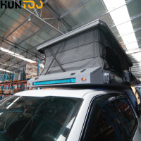 Remorque de voyage pliable tout-terrain multifonctionnelle en aluminium Huntoo 4x4, légère, imperméable, pour le camping en plein air, pour pick-up