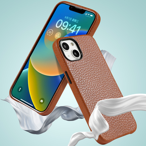 Funda de Cuero para Teléfono Móvil, Personalizada, de Lujo, con Textura Granulada, para <span class=keywords><strong>iPhone</strong></span> 13 <span class=keywords><strong>14</strong></span> 15 16 Pro Max - Product Image 2