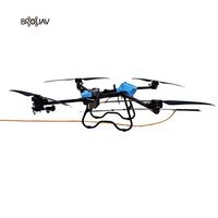 Drone de nettoyage de vitres avec pompe haute pression pour les surfaces de bâtiments et de tours de haute altitude, facile à utiliser, économique