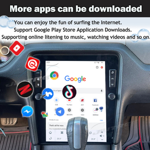 Autoradio stéréo multimédia GPS Navigation DSP Carplay Android 13 12,1 pouces pour Ford Mustang 2010-2014 - Product Image 5