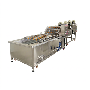 Gelgoog Machine à laver les fruits intelligente automatique 500kg/heure avec sécheur d'air Machine à laver les fruits à bas prix - Product Image 1