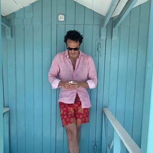 Shorts de Playa de Secado Rápido Personalizados al por Mayor, Traje de Baño con Cordón Ajustable, Estampado de Lujo, Trajes de Baño para Hombre - Product Image 4
