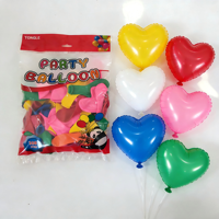 Ballons en latex naturel personnalisés en forme de cœur, imprimés, écologiques, pour la décoration de fêtes d'anniversaire et de mariages