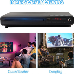 HD <b>DVD</b> <b>Player</b> <b>Portable</b> Disc <b>Player</b> USB AV Output with Remote for TV Home Theater - Product Image 5