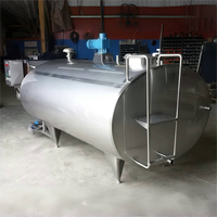 Réservoir de refroidissement de lait frais, réservoir de réfrigération du lait, équipement de stockage et de conservation laitière, ligne de production automatique de yaourt