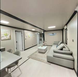 Rumah kontainer baja Sandwich tahan lama, konstruksi baja Panel Sandwich praktis dan ekonomis - Product Image 4