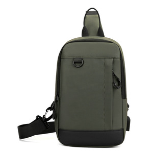 Nueva Bolsa de Pecho para Hombre, Negra, Gran Capacidad, Transpirable, Bandolera para Uso Diario, Verano 2025 - Product Image 4