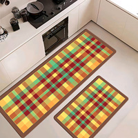 Tapis en mousse PVC antidérapants et imperméables, vente en gros, texture florale double face, épaisseur 5-12 mm, avec support en caoutchouc antidérapant, pour cuisine
