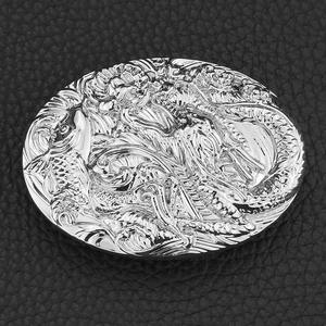 Fabricant de boucle de ceinture taille intérieure 40mm boucle de ceinture occidentale personnalisée en alliage de zinc pour poisson et dragon - Product Image 2