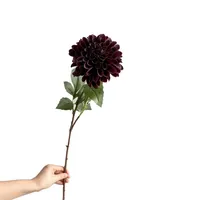 Fleurs artificielles hydratantes Dahlia au toucher réel, décorations de mariage, fleurs de chrysanthème, décoration intérieure, fleurs de table pour fêtes