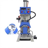 Presse à chapeaux pneumatique entièrement automatique (Modèle DX-Automatic) pour transfert thermique, impression de logos, gaufrage et pose de strass