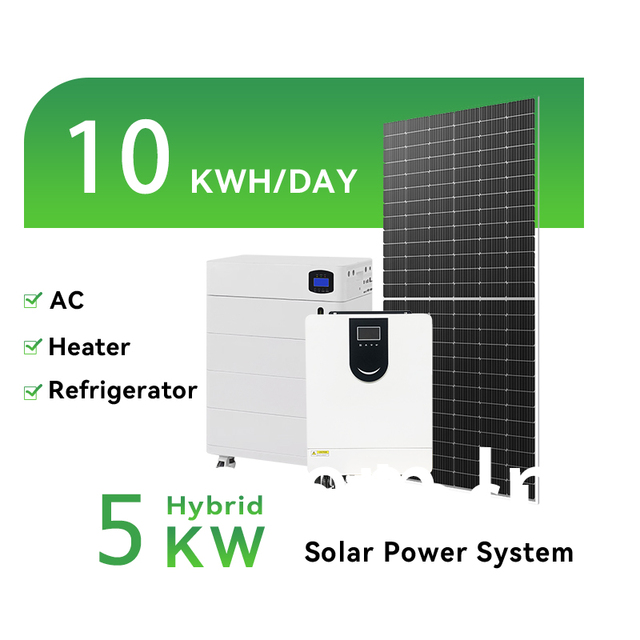 Portable Home Use Solar Generator 5000W/200W/5KW 1000 Watt Battery Panel MPPT Full Set 1kWh Electric High Power Generator
