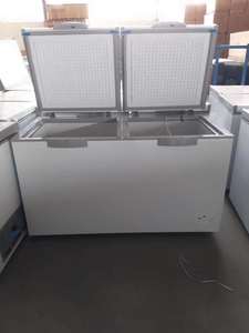 Refrigerador comercial de doble puerta, congeladores de exhibición profunda de helados horizontales, 400L-800L,-20 grados, en venta - Product Image 2