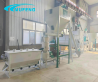 Mufeng Ligne de production d'aliments pour volailles à haute productivité 5t/h Nouvelle ligne complète d'aliments en poudre pour poulets 3t/h Usine de granulés d'aliments Machines de transformation des aliments