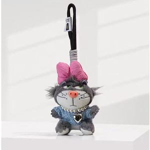 Mogo Cartoon Lucifer Cat Plush Doll Ugly Cute Bag Schoolbag Pendant Soft Plush Doll Keychain Gifts Wholesale