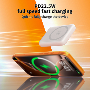 High Performance PD 20W USB-<b>C</b> Output 5000mAh Fast <b>Charging</b> Li-Polymer Battery Mini Pocket Portable Power Bank - Product Image 3