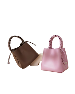 Sac seau en cuir véritable grande capacité, sac de gros, mode simple, sacs de type seau, sac bandoulière, nouvelle arrivée, usage quotidien - Product Image 1