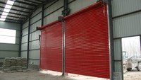 Volet roulant extérieur en aluminium anti-poussière et résistant au vent, au design minimaliste, pour supermarchés et entrepôts logistiques