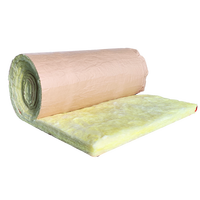 Aislamiento Térmico de Lana de Fibra de Vidrio, Certificado ASTM C665, R11, Manta de Lana de Vidrio de 3.5 Pulgadas de Espesor con Lámina de Aluminio