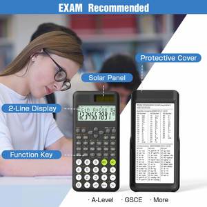 Calculadora Científica de 417 Funciones, Papelería de Oficina, 12 Dígitos, Pilas de Monedas, Calculadoras Electrónicas de Uso General - Product Image 3