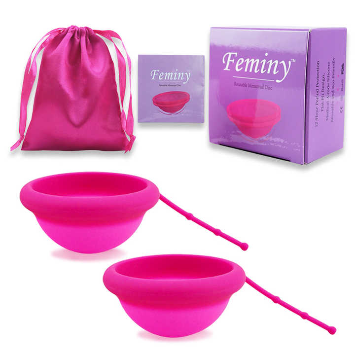 2025 Reusable Newest Menstrual Disco Women Period Feminy Menstrual Disc ...
