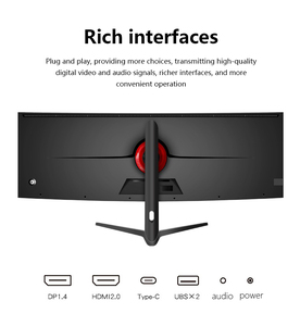 Chống ánh sáng màu xanh 49 pouces HDR 1ms 5K 75Hz va bảng điều khiển <span class=keywords><strong>LCD</strong></span> moniteur 49 inch 5120*2160 21:9 chơi game màn hình - Product Image 4