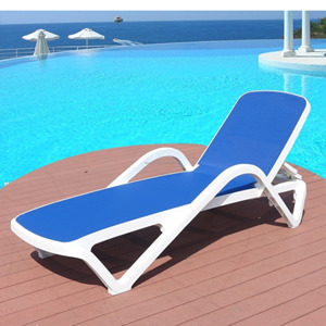 Prezzo di fabbrica lettini prendisole in plastica sdraio prendisole spiaggia lettino per hotel di lusso/resort/ville piscine - Product Image 5