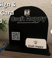 Support de bureau en acrylique, gravé au laser, adapté pour les comptoirs de réception d'hôtel