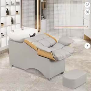 Fauteuil de lavage de luxe entièrement automatique avec système de circulation d'eau pour enfants et adultes, disponible en salon de coiffure - Product Image 1