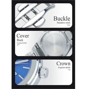 Reloj de Cuarzo de Acero Inoxidable de Lujo para Hombre, Juego de Relojes con Caja, Logotipo ODM Personalizado, Proveedor de Relojes para Regalo, Uso Comercial y de Moda - Product Image 4