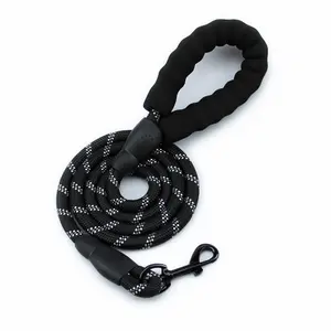 Köpek tasma PVC Pet halat Pet malzemeleri en çok satan naylon yansıtıcı naylon evcil hayvan kayışı Bungee eller ücretsiz köpek Reel & çubuk tasma naylon