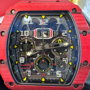 นาฬิกาข้อมือผู้ชายสไตล์ธุรกิจลำลอง รุ่นท็อป 1103 Red Devil ตัวเรือนคาร์บอนไฟเบอร์ ดีไซน์พิเศษ พร้อมกลไกปรับแต่ง - Product Image 2