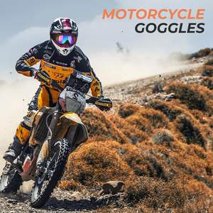 स्की मोटरसाइकिल गंदगी बाइक एवी मोटोक्रॉस की सवारी कर रहे आउटडोर खेल गोगल्स टोरिक सुरक्षा डस्टप्रूफ विंडप्रूफ वयस्क बच्चे - Product Image 5