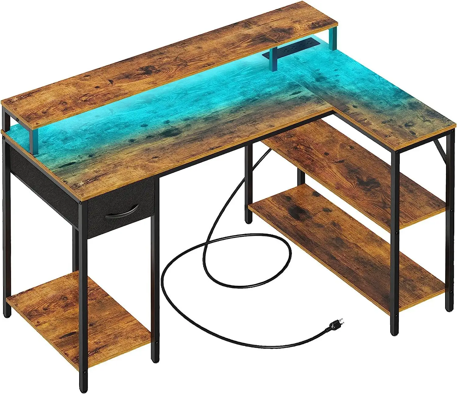 للبيع بالجملة طاولة كمبيوتر بتصميم جديد مناسبة للمكتب والمنزل