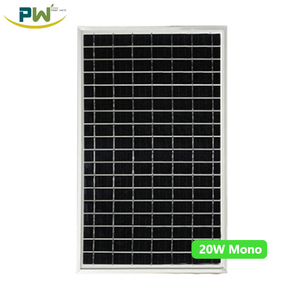 Fabricant chinois de panneaux photovoltaïques PERC à demi-cellules 20W Mono pour système d'énergie solaire domestique PW20Wp-36M - Product Image 4
