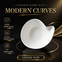 Assiettes profondes irrégulières en porcelaine fine écologique de haute qualité pour hôtels et événements