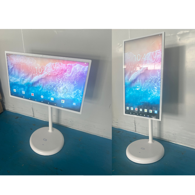 New Mobile Smart Display Octa Core Android Floor Standing Touch Screen Kiosk USB Interface Full HD Rotation for Business Use