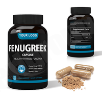 Compléments de Fenugrec Ausreson OEM 500mg Capsules de Fenugrec Ashwagandha Extrait de Graines de Fenugrec