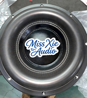 Subwoofer de compétition SPL pour voiture sous siège, 15 pouces, 2000W RMS, 24 FS, 3 pouces VC, 284OZ, avec logo personnalisable, panier en aluminium