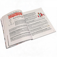 Impression offset de livrets et magazines à reliure parfaite sur papier couché, 30 ans d'expérience usine, échantillon gratuit, service DDP porte-à-porte