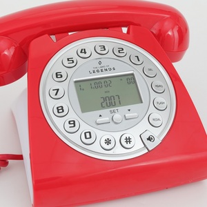 Envío <span class=keywords><strong>de</strong></span> fábrica, teléfono antiguo europeo Retro, teléfono <span class=keywords><strong>fijo</strong></span> con cable/teléfono con cable, identificador <span class=keywords><strong>de</strong></span> llamadas, uso doméstico en Hotel, Memoria roja <span class=keywords><strong>de</strong></span> 32GB <span class=keywords><strong>de</strong></span> <span class=keywords><strong>voz</strong></span> - Product Image 4