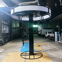 Arches et supports de colonnes métalliques de luxe modernes et sur mesure pour la décoration d'événements de mariage