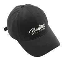 Casquette de baseball unisexe réglable à 6 panneaux en tissu courant, personnalisable OEM/ODM avec broderie et motif lettres, idéale pour un usage quotidien en ville et en extérieur