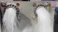 Machine à fabriquer et granuler de la glace sèche à petites particules Shunhe avec moteur à engrenages et roulement 220V/380V pour la production de glace granulée