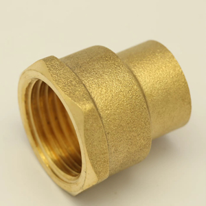 Alimentation d'extrémité extérieure et intérieure en laiton et raccord rond égal pour plomberie, assainissement - Product Image 2