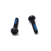 Vis de fixation en acier inoxydable Nylok anti-desserrage, pré-enduite de nylon bleu