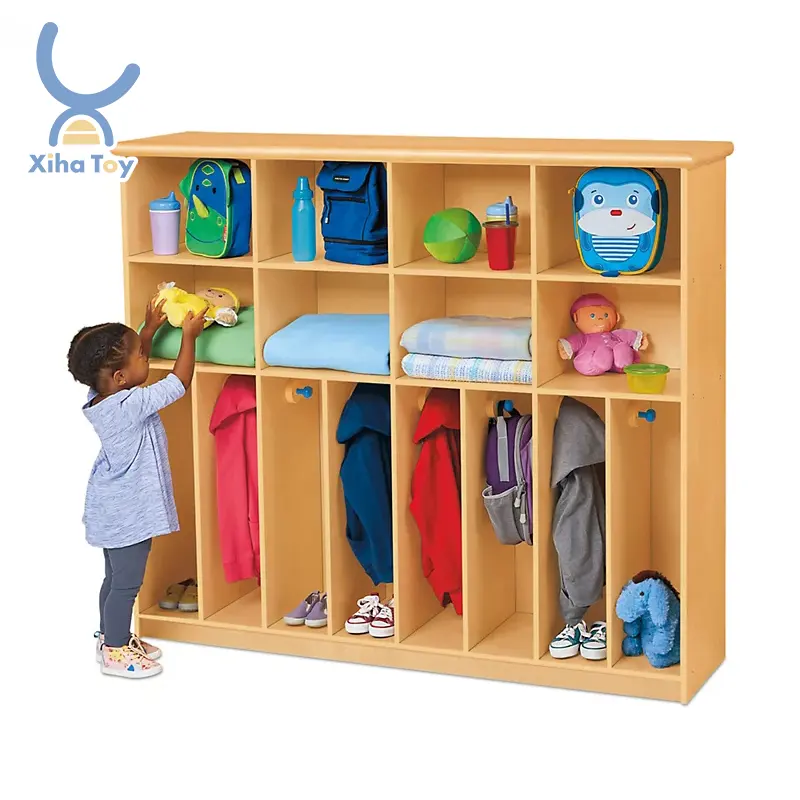 Деревянные шкафы XIHA для хранения игрушек, деревянные шкафы для хранения игрушек, шкафы для детского сада, Монтессори, шкаф для детского сада